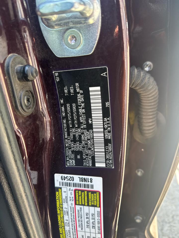 Toyota Sequoia  2017