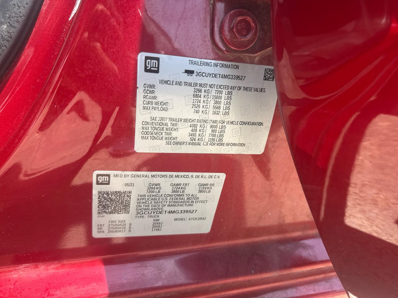 Chevrolet Silverado 1500  2021