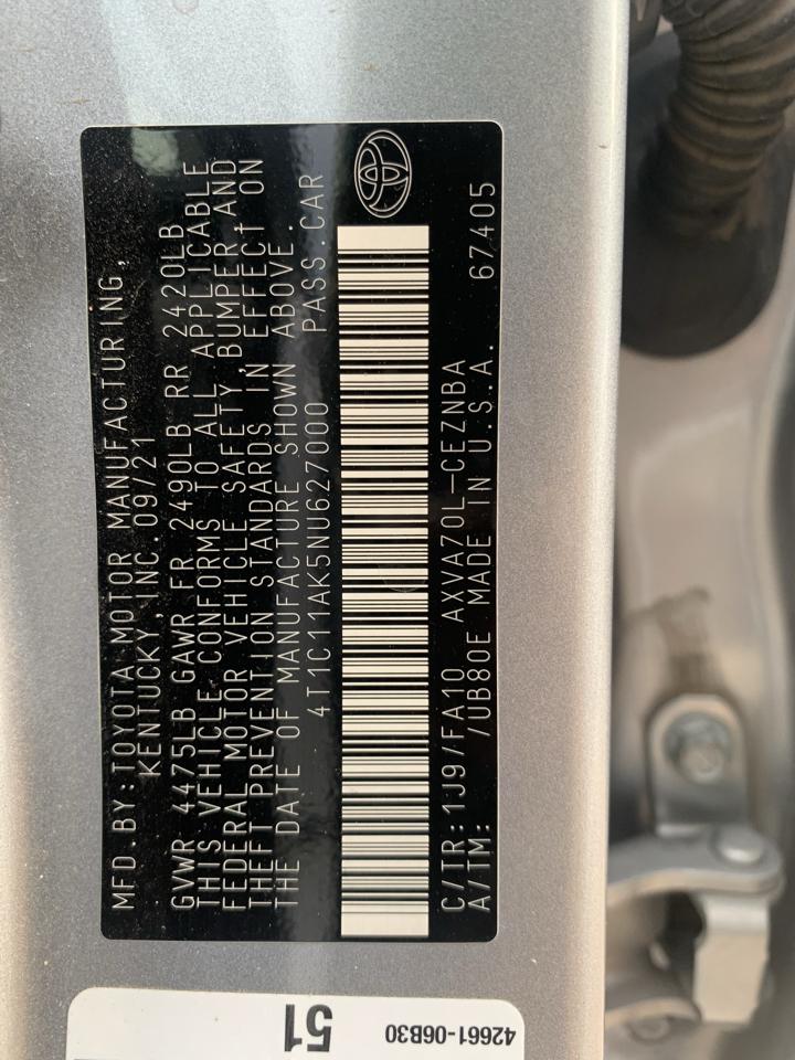 Toyota Camry LE 2022