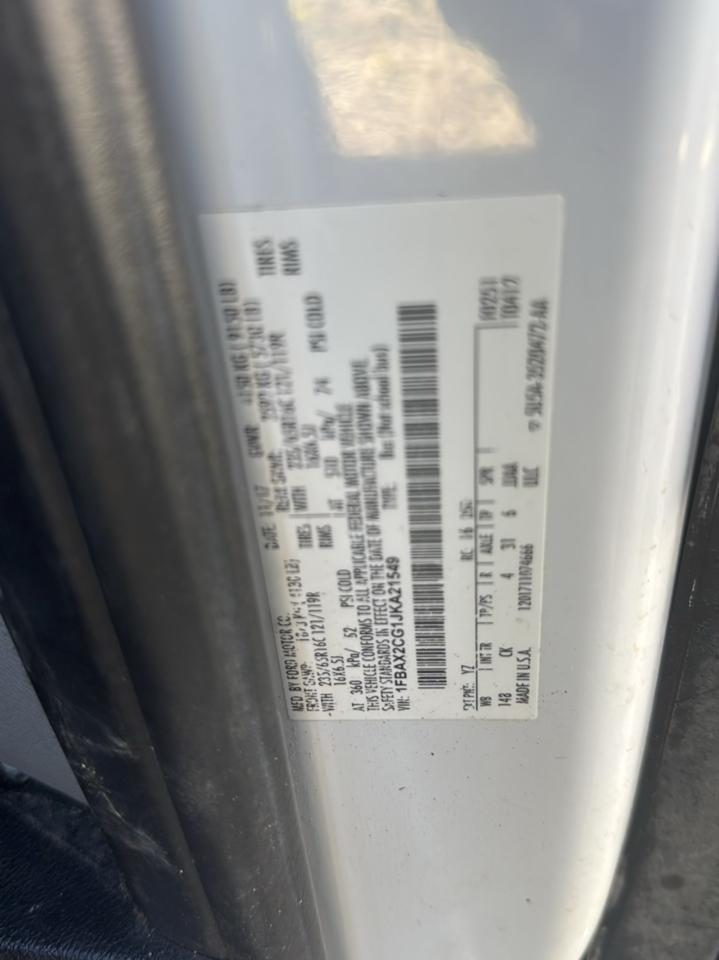 Ford Transit 350 Wagon Med. Roof XL w/Sliding Pass. 148-in. WB 2018