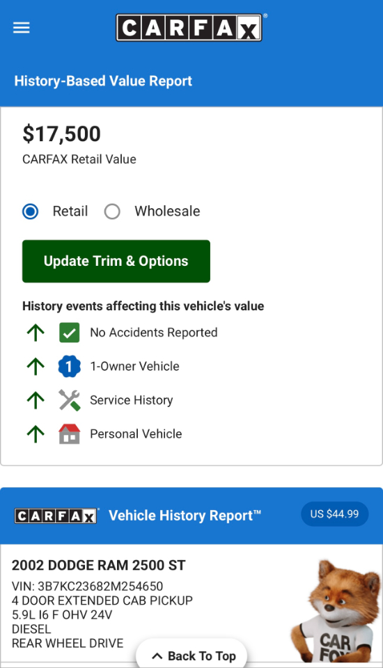 Dodge Ram 2500  2002