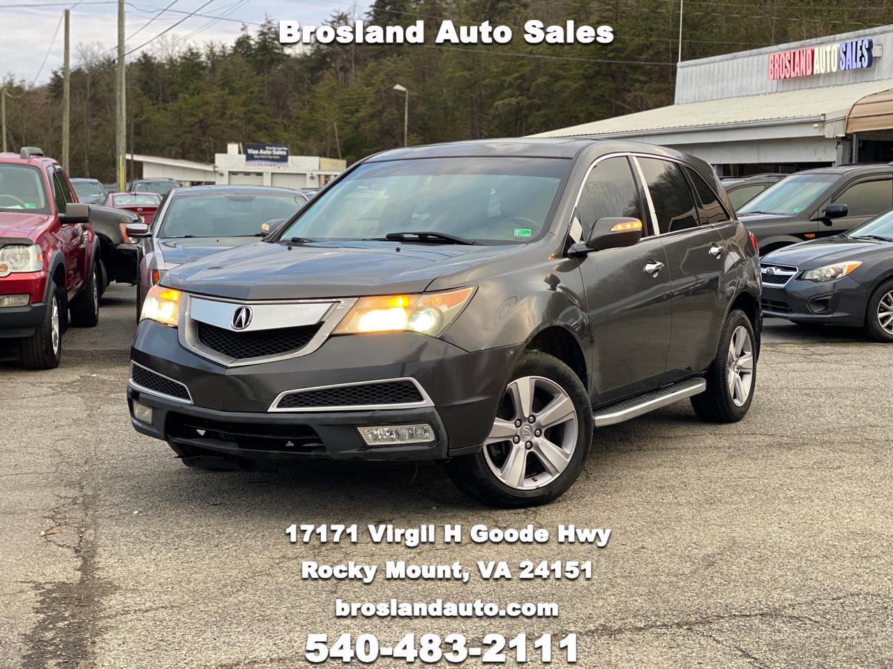 2011 Acura MDX 6-Spd AT w/Tech Package
