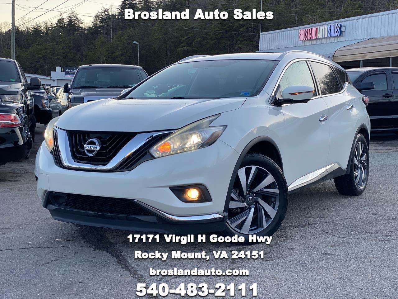 Nissan Murano Platinum AWD 2017