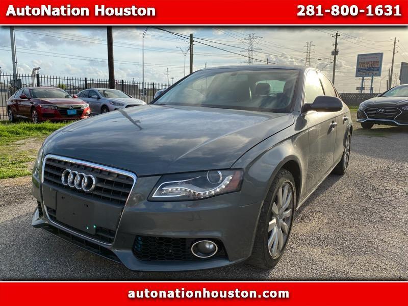 2012 Audi A4 2.0 T Sedan FrontTrak Multitronic