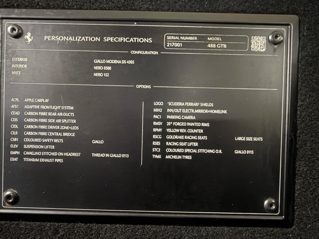 Ferrari 488 GTB 2dr Cpe 2016