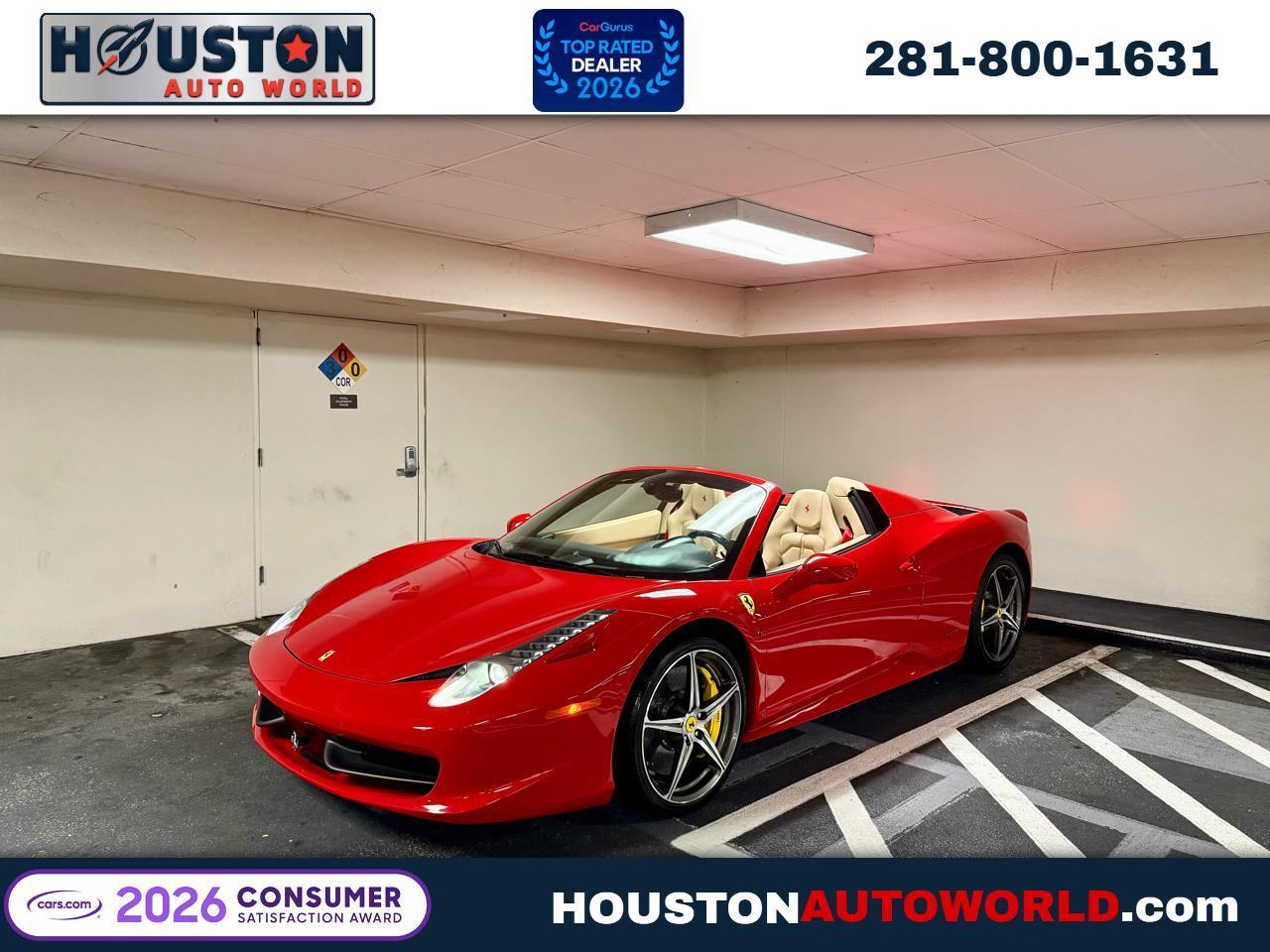 2015 Ferrari 458 Italia 2dr Conv