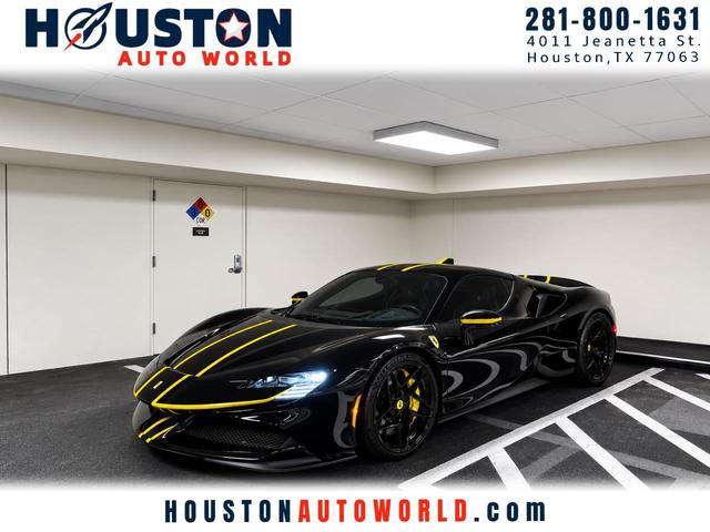 Black 2021 Ferrari SF90 Coupe All-Wheel Drive Automatic