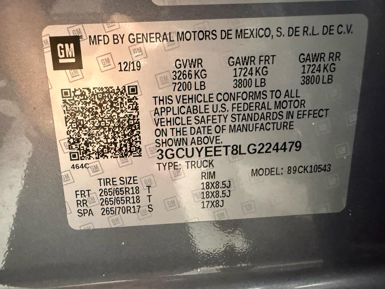 Chevrolet Silverado 1500 4WD Crew Cab 147" RST 2020