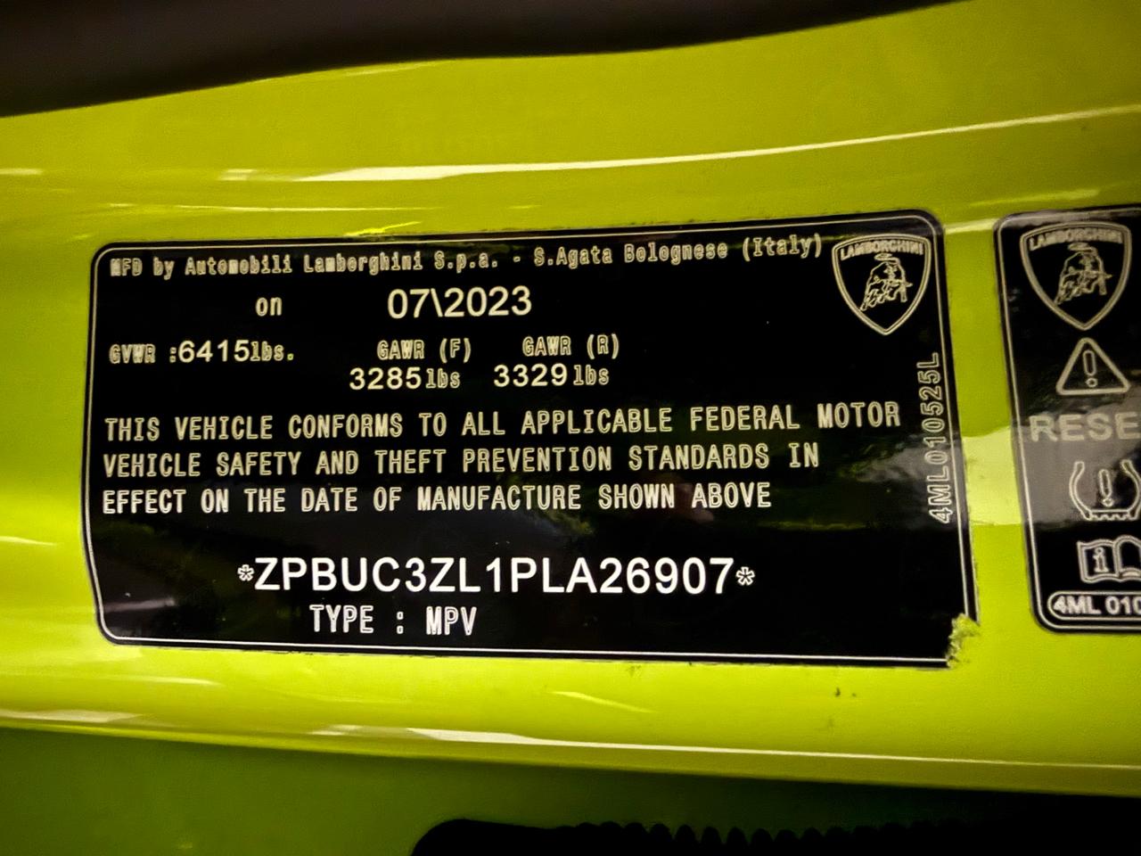 Lamborghini Urus Performante AWD 2023