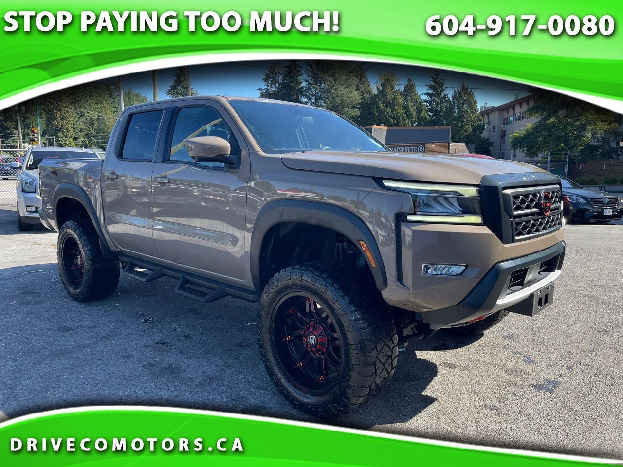 2022 Nissan Frontier PRO-4X LIFTED CREW CAB 4WD