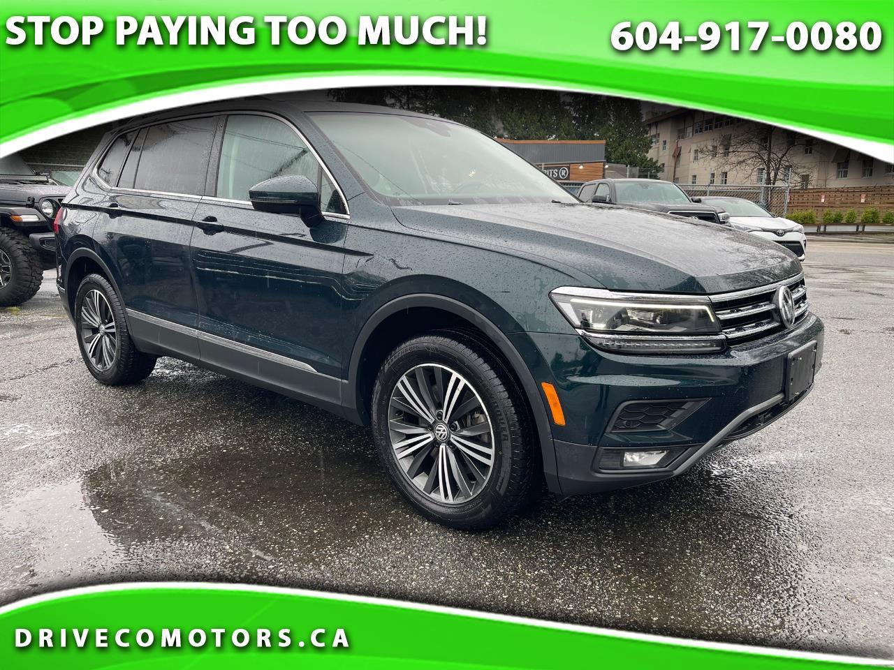 2019 Volkswagen Tiguan 2.0T HIGHLINE 4MOTION