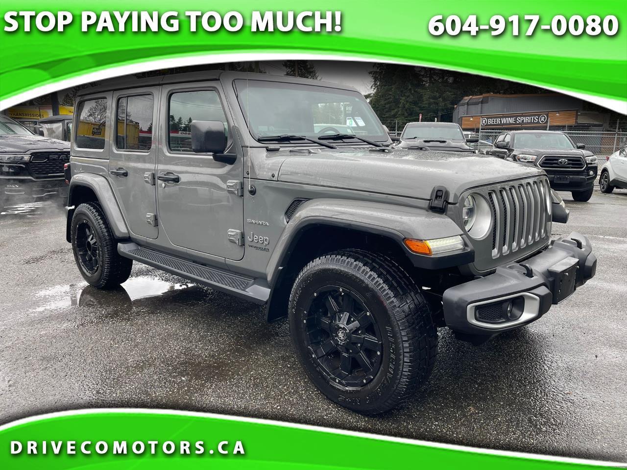 2019 Jeep Wrangler Unlimited Sahara 4 Door 4x4