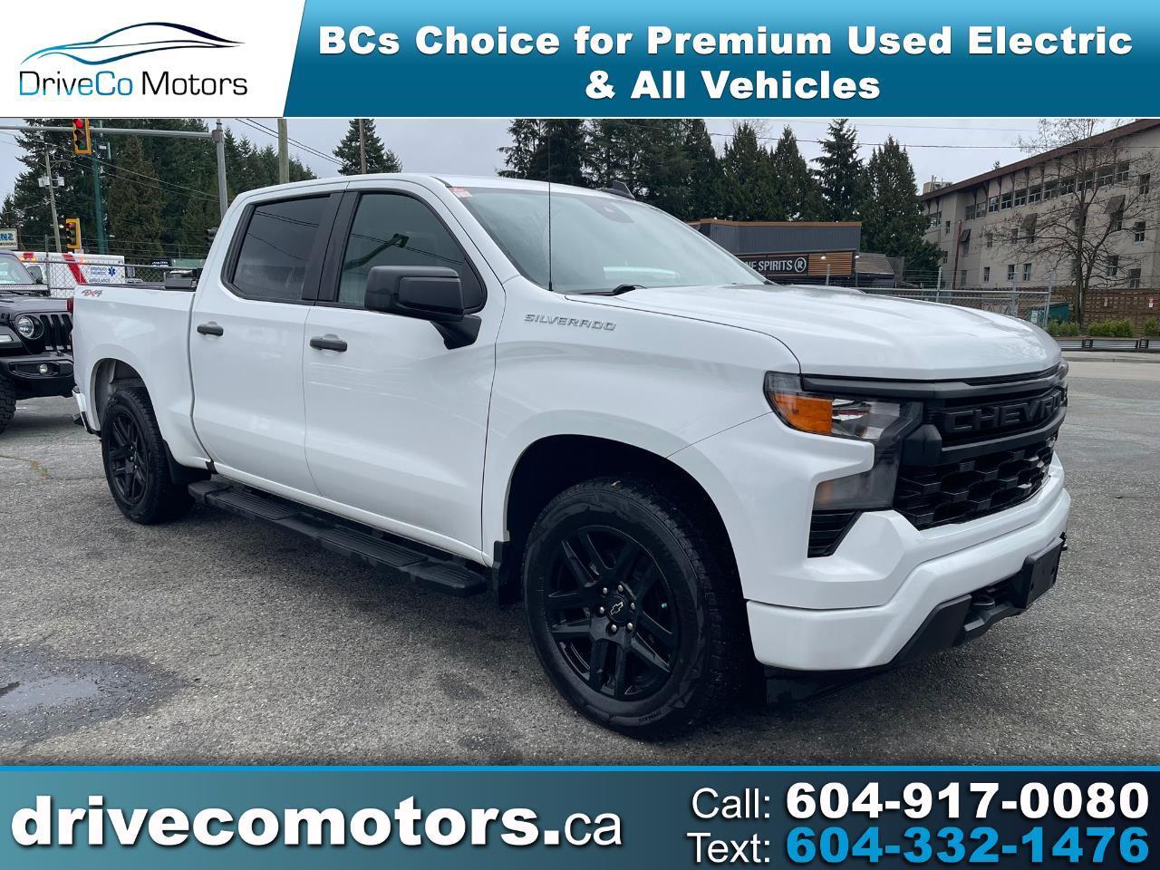 2022 Chevrolet Silverado 1500 CUSTOM CREW CAB 4WD