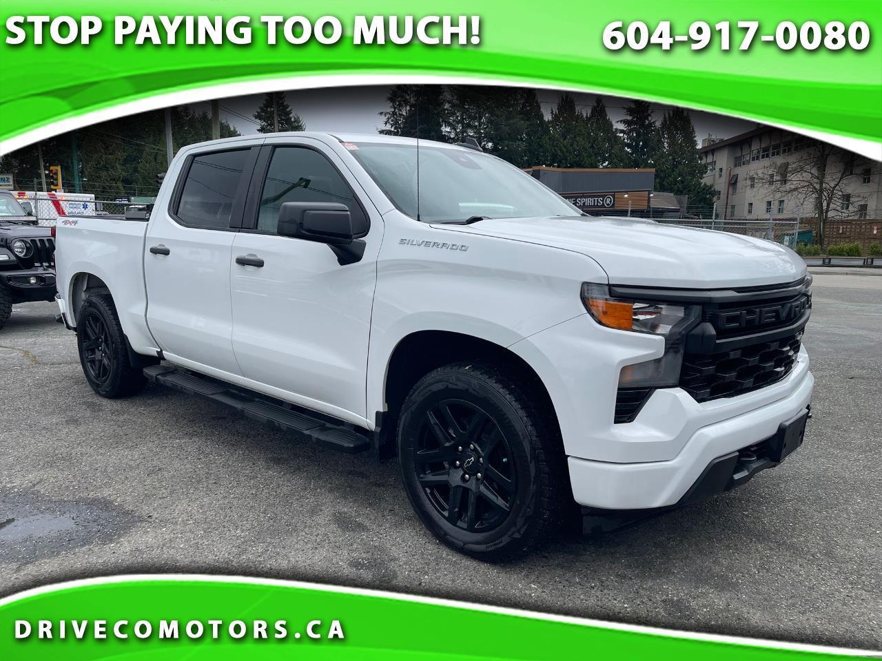 2022 Chevrolet Silverado 1500 CUSTOM CREW CAB 4WD