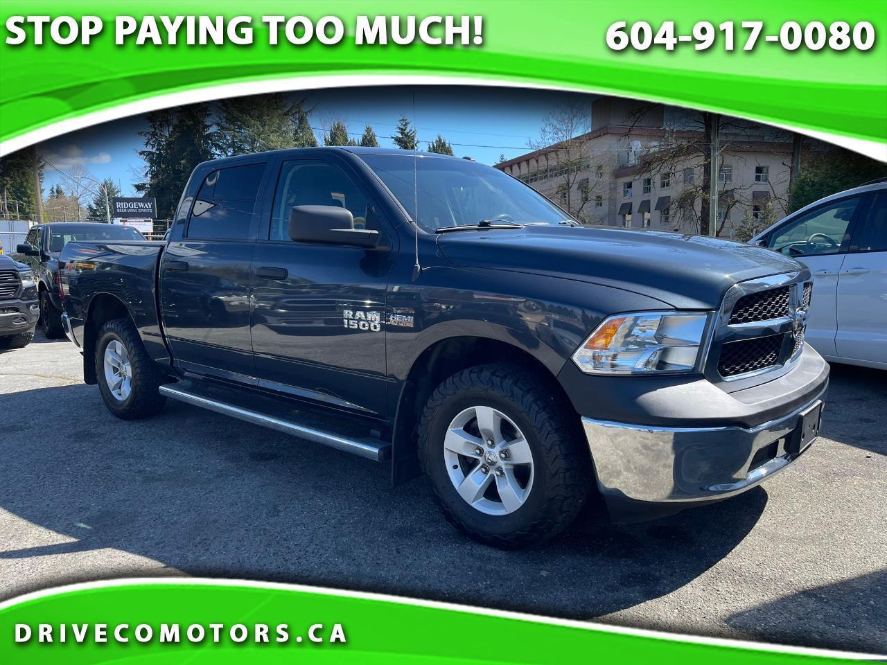 2017 RAM 1500 SXT CREW CAB 4WD HEMI