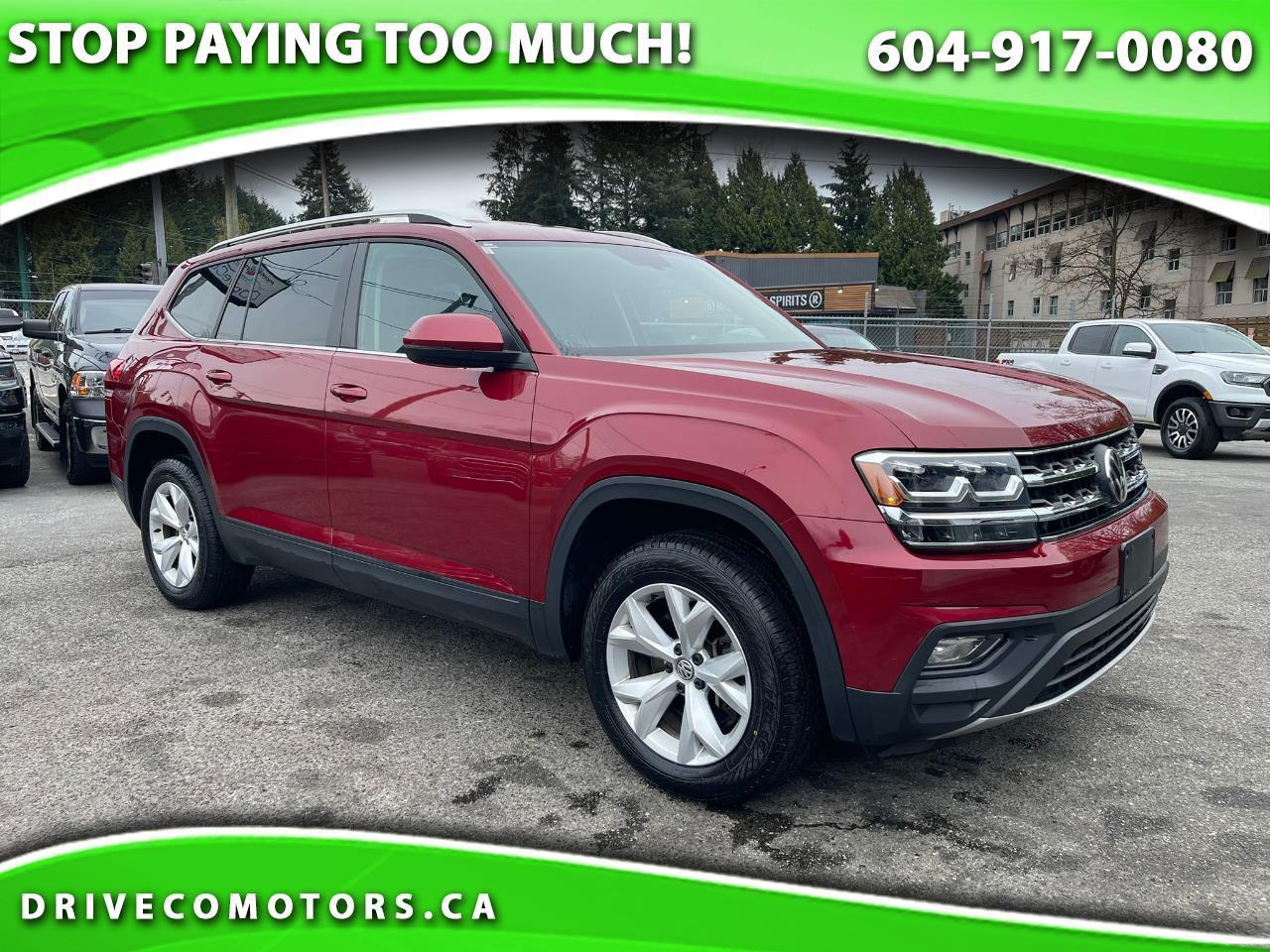 2018 Volkswagen Atlas 2.0T Comfortline