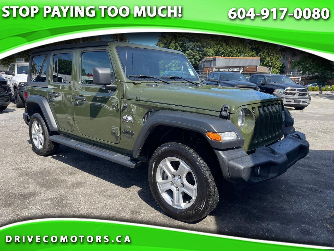 Jeep Wrangler Unlimited Sport S 4x4 2021