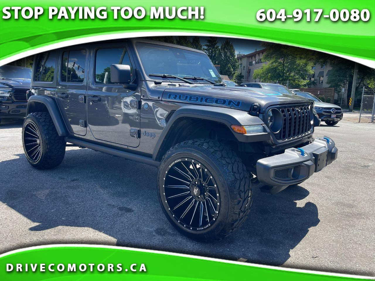 Jeep Wrangler 4xe Rubicon 4 Door 4x4 2024
