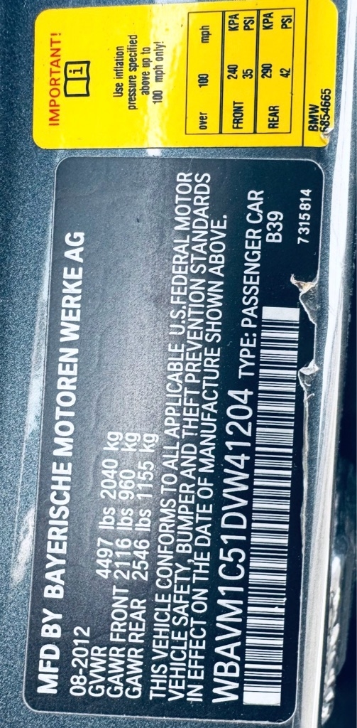 BMW X1 XDrive28i 4D SUV 2013