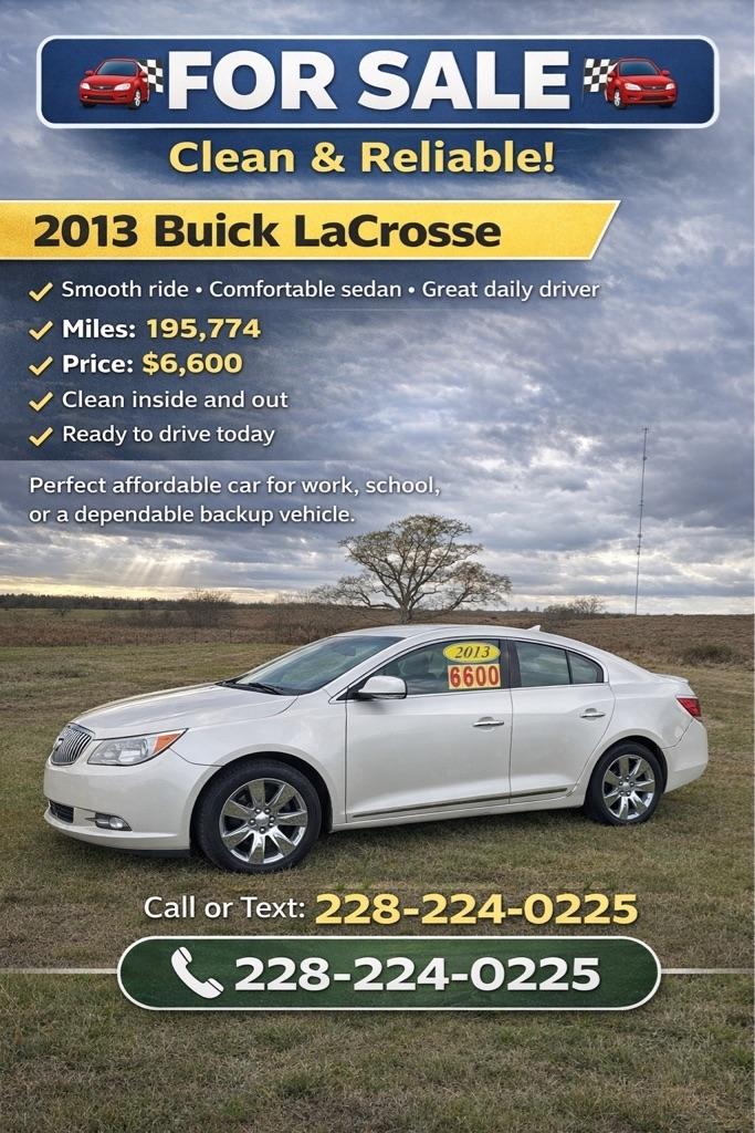 2013 Buick LaCrosse 4dr Sdn Premium 1 FWD