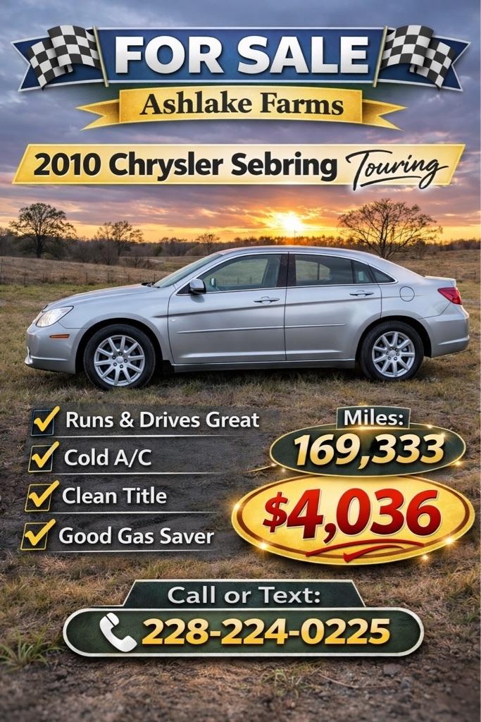 2010 Chrysler Sebring 4dr Sdn Touring FWD