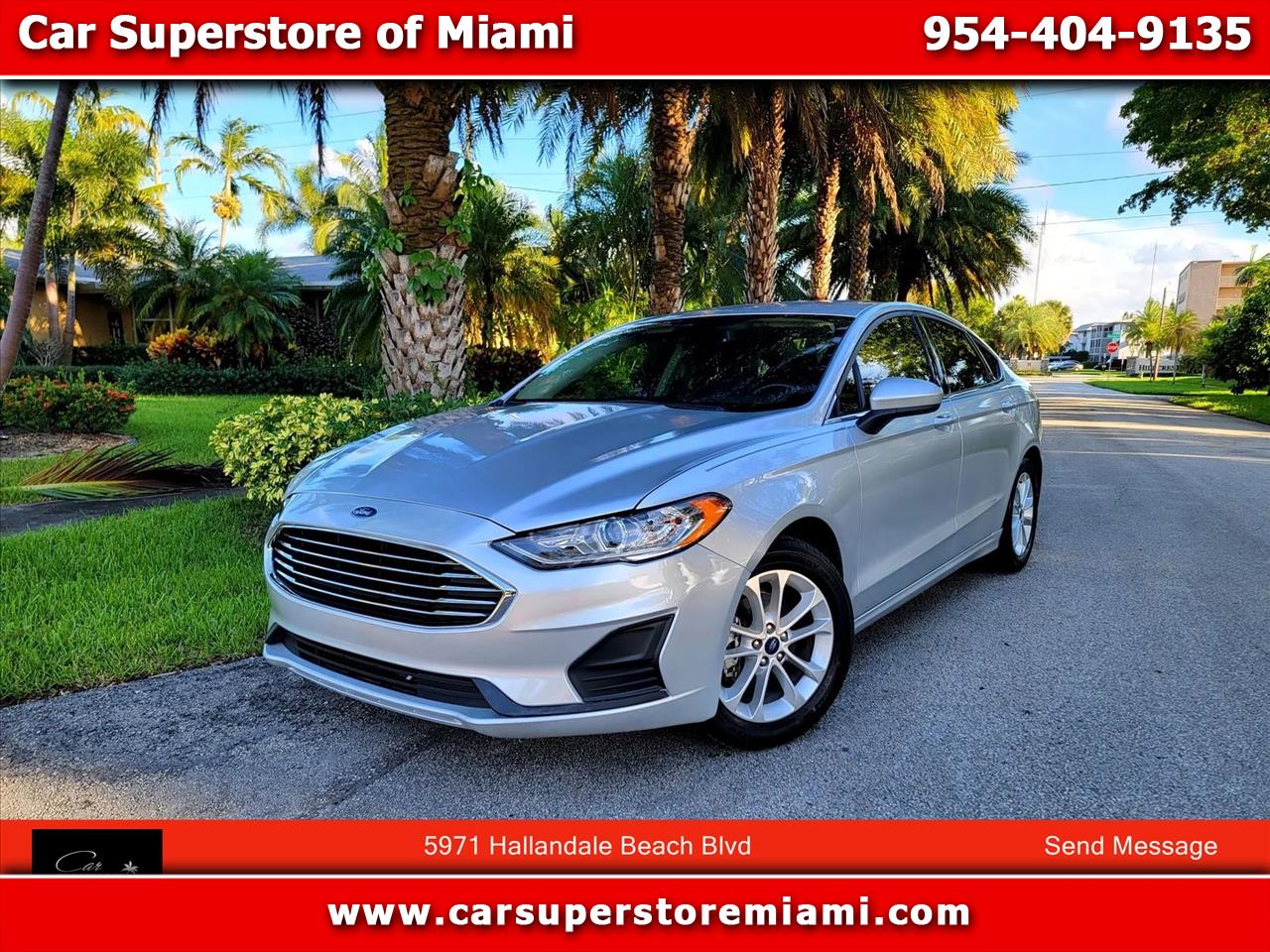 2019 Ford Fusion SE Sedan 4D