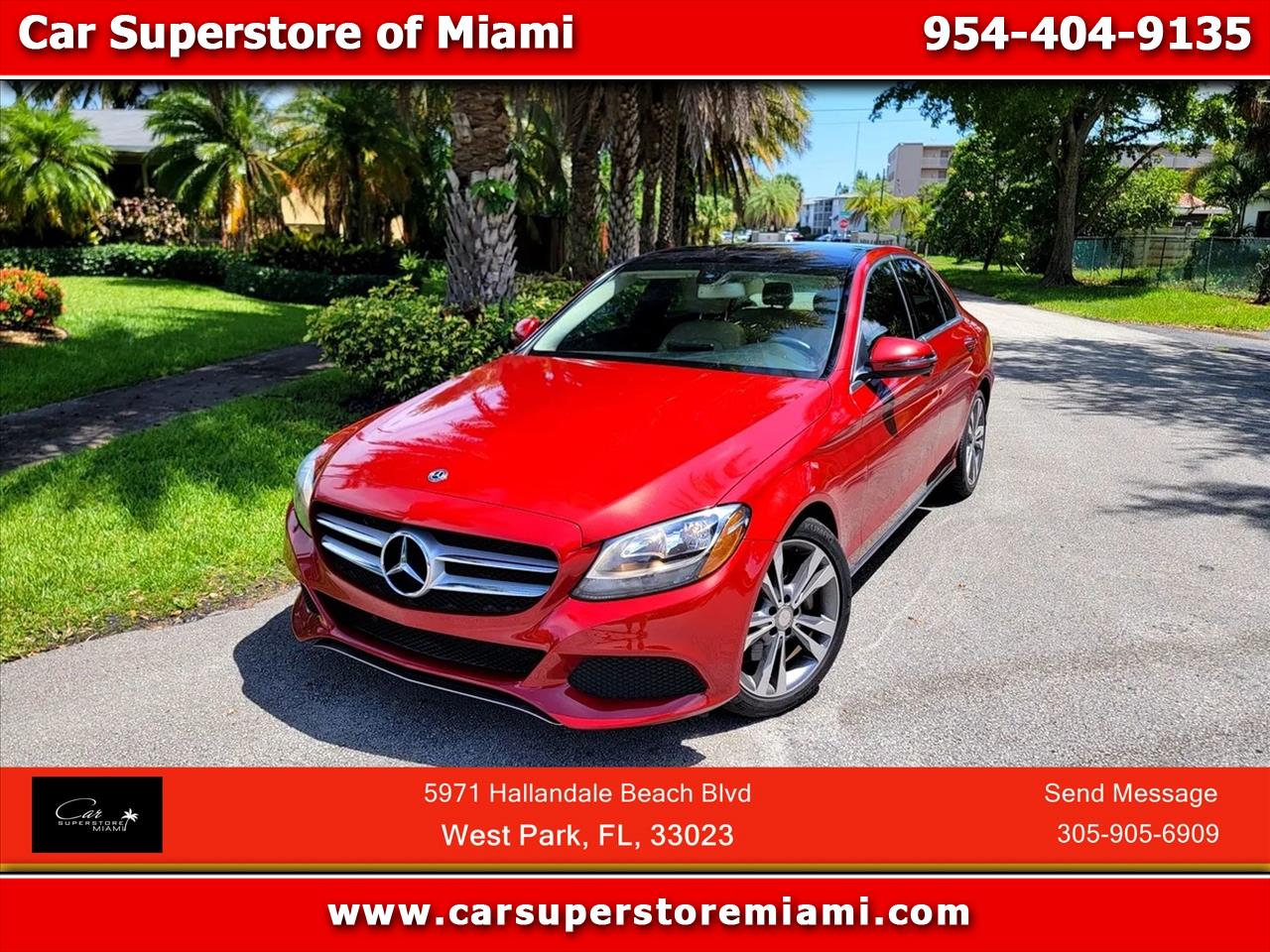 2018 Mercedes-Benz C-Class C 300 Sedan 4D