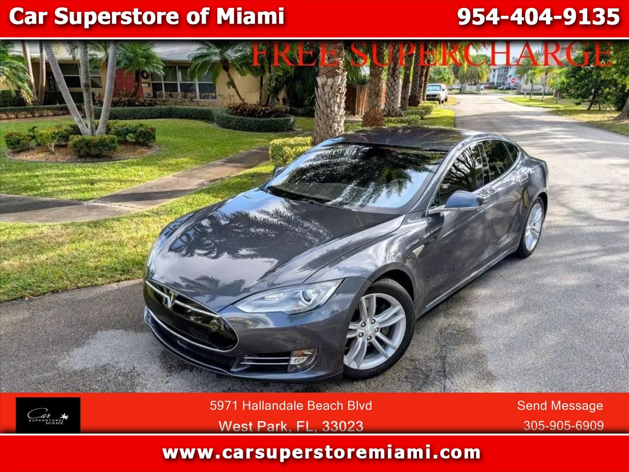 2015 Tesla Model S 90D Sedan 4D