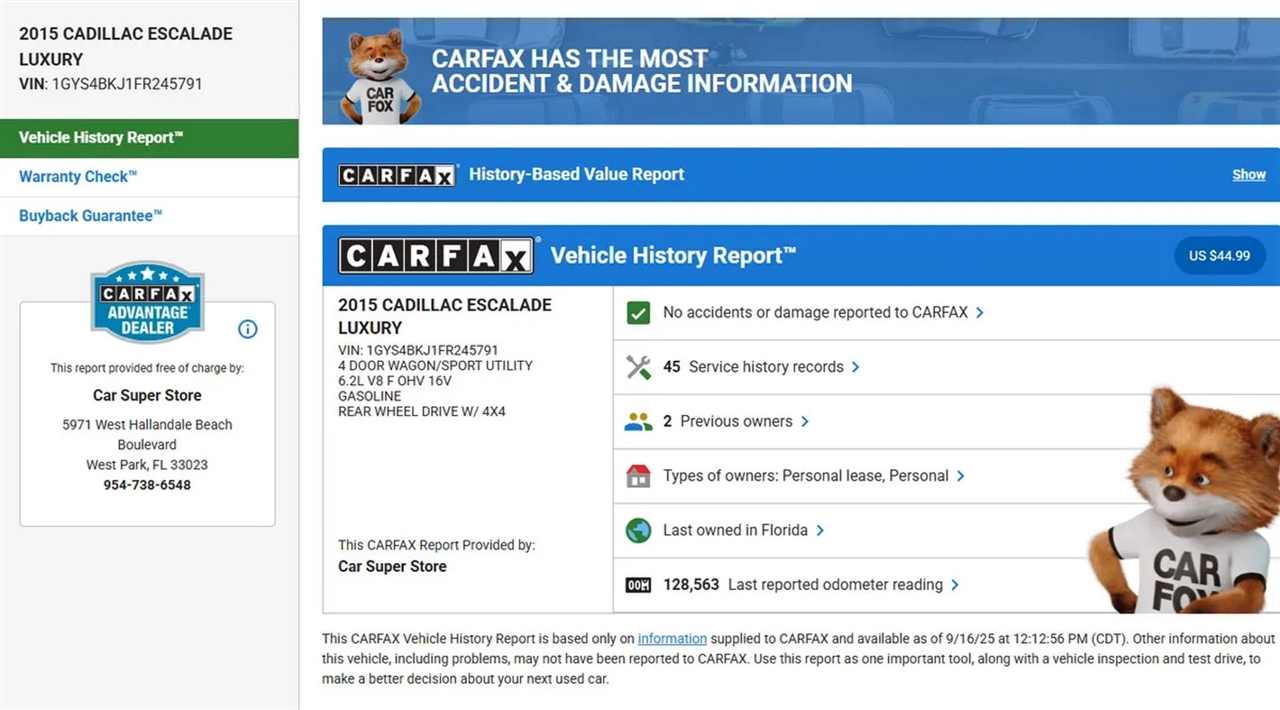 Cadillac Escalade  2015 Cadillac Escalade  2015