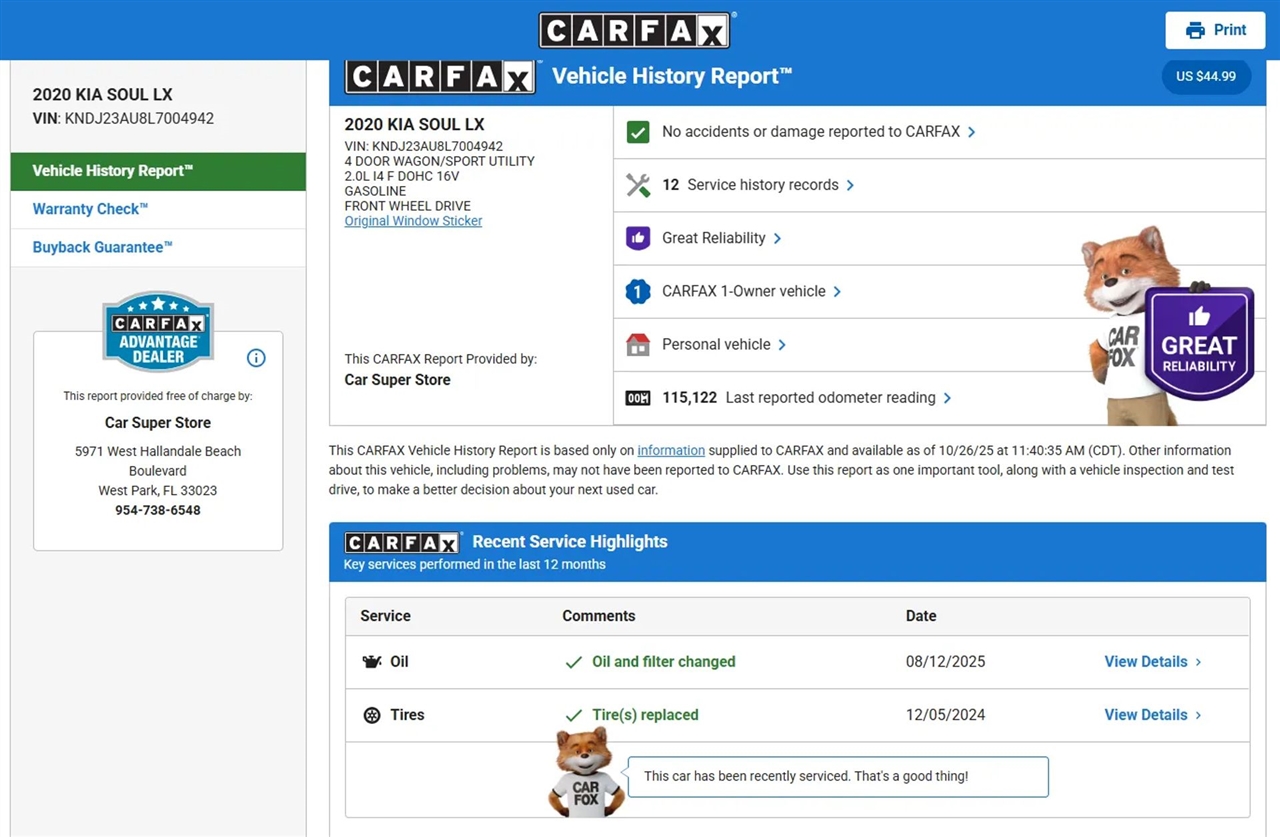 Kia Soul  2020 Kia Soul  2020