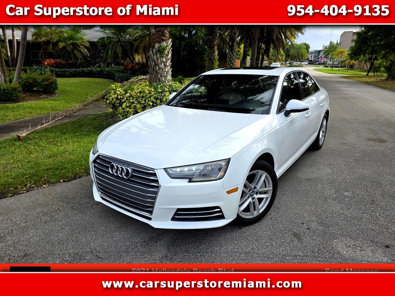 2017 Audi A4 Premium Sedan 4D