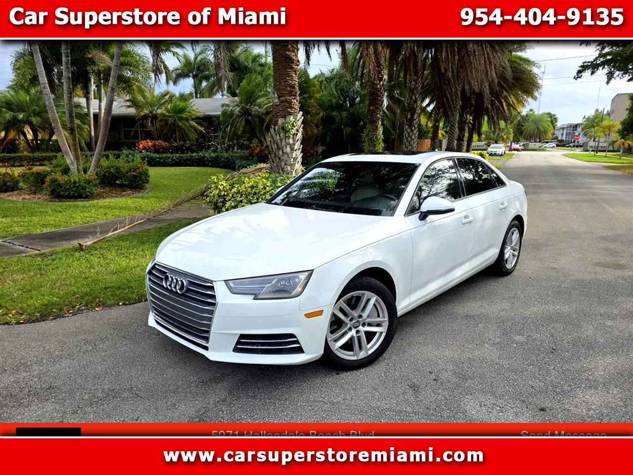 2017 Audi A4 Premium Sedan 4D