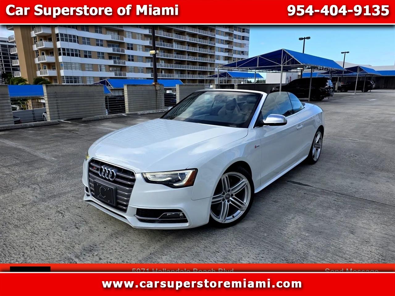 2013 Audi S5 Premium Plus Convertible 2D