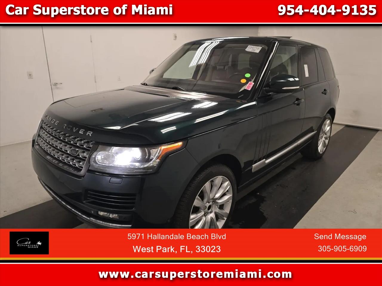 2013 Land Rover Range Rover Supercharged Sport Utility 4D