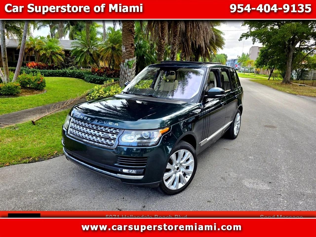 2013 Land Rover Range Rover Supercharged Sport Utility 4D