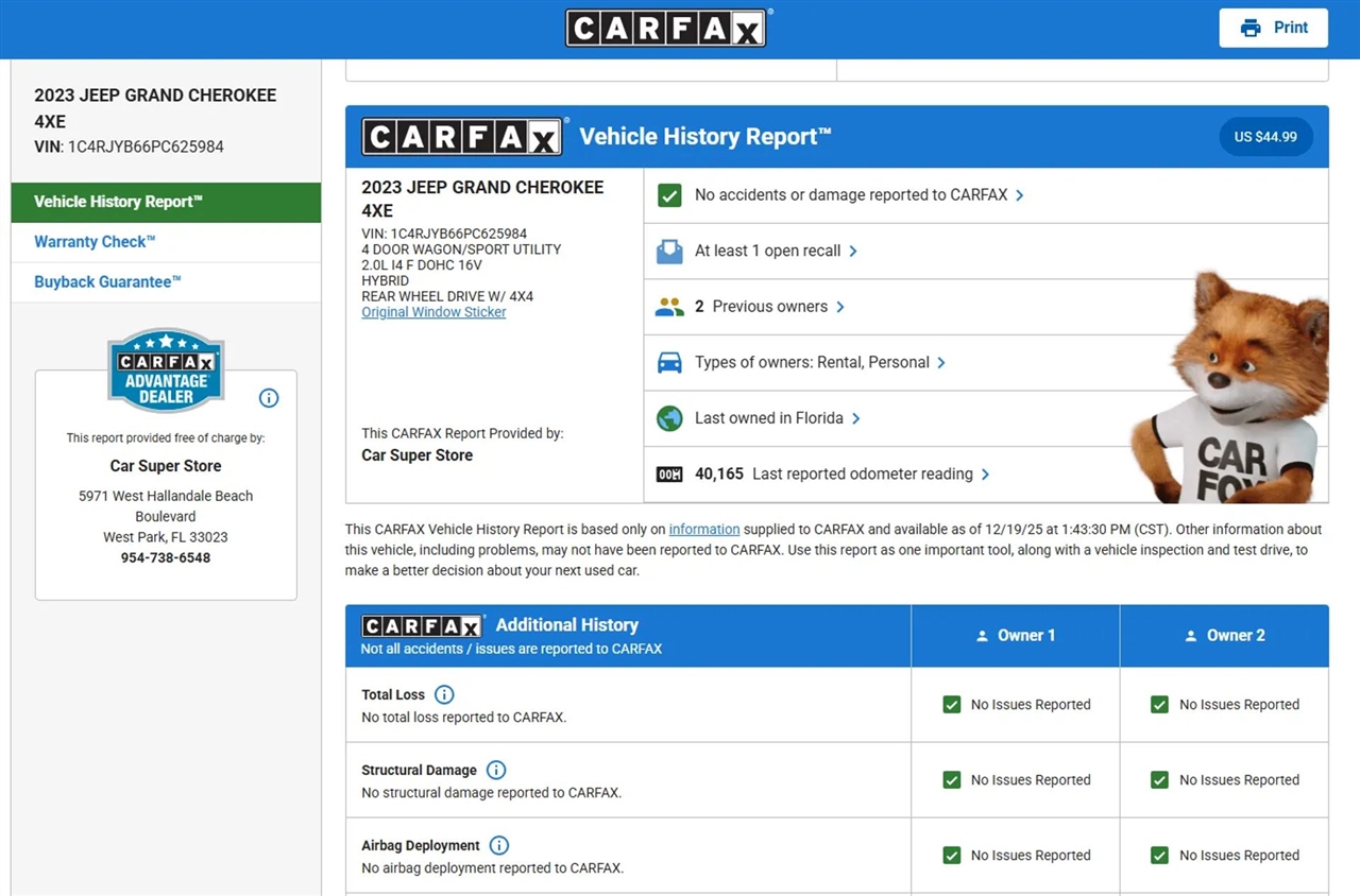 Jeep Grand Cherokee 4xe  2023