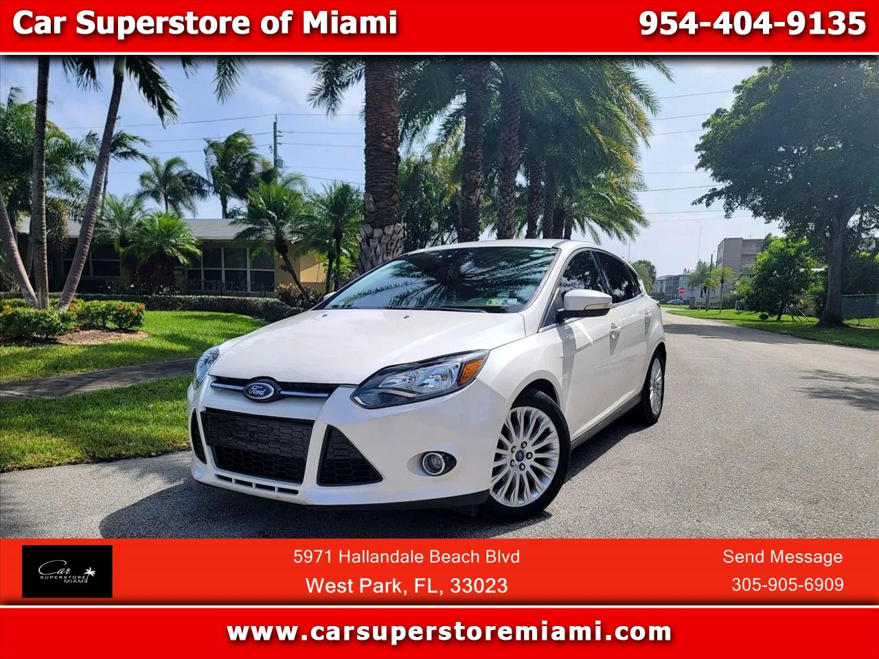 2012 Ford Focus Titanium Hatchback 4D