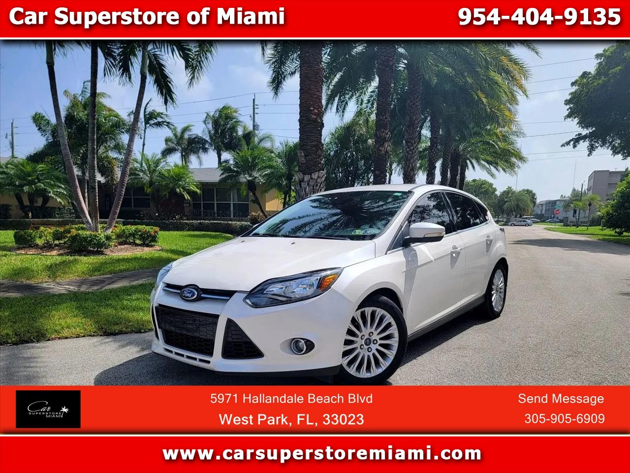 2012 Ford Focus Titanium Hatchback 4D