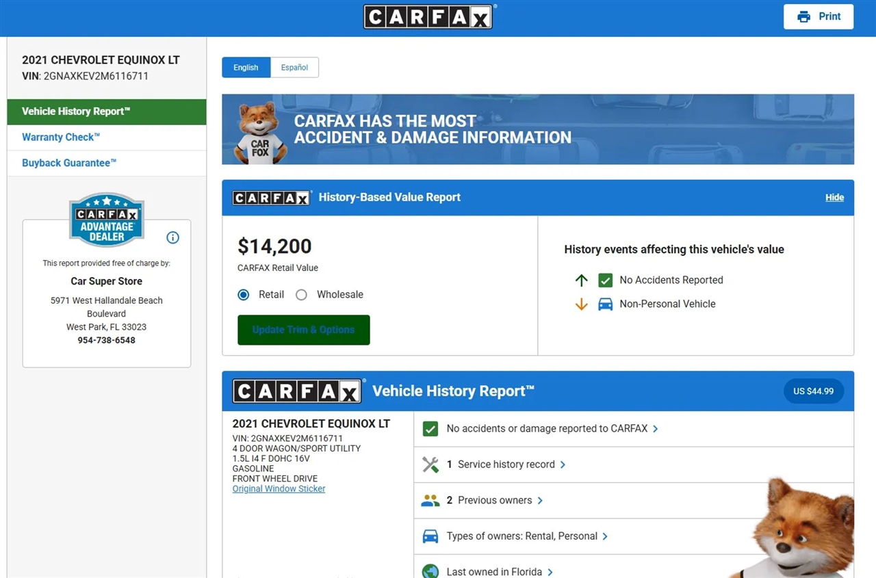 Chevrolet Equinox  2021