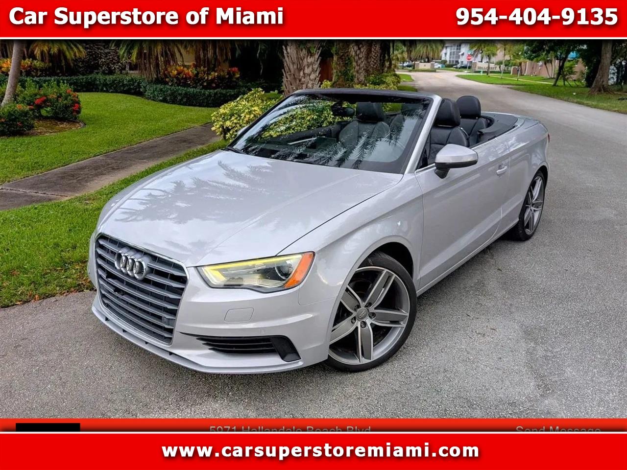 2015 Audi A3 1.8T Premium Plus Cabriolet 2D