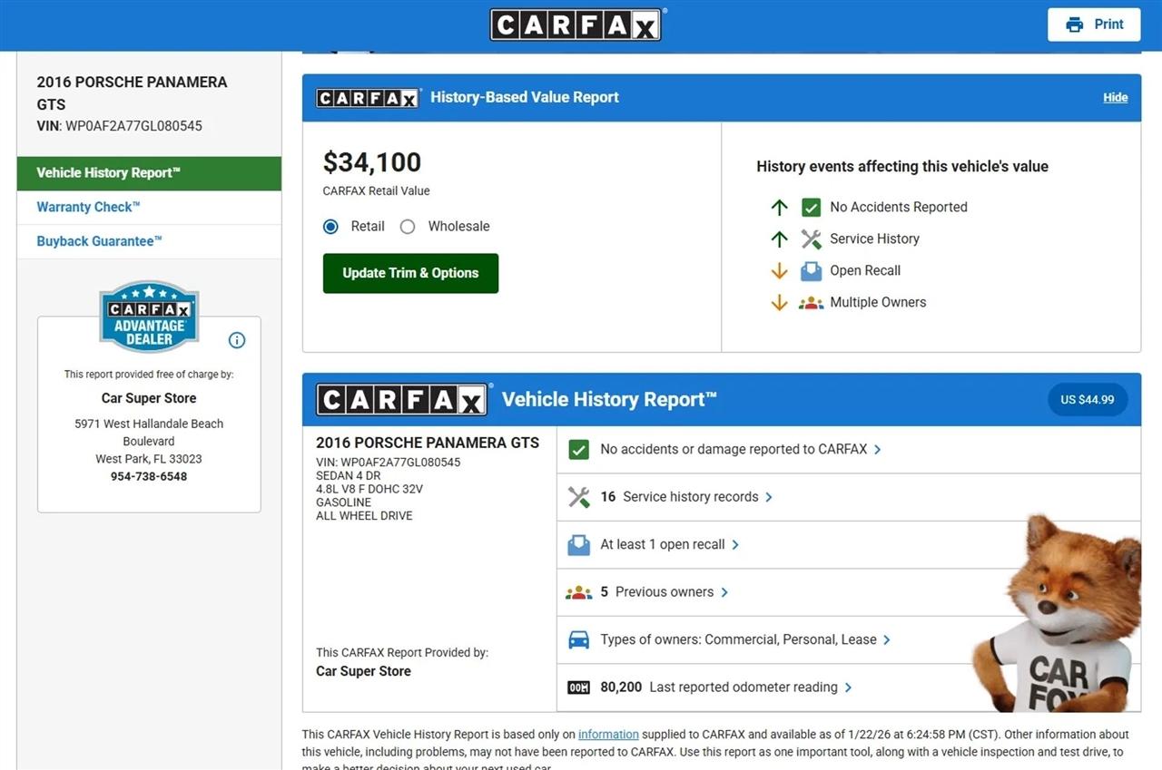 Porsche Panamera  2016