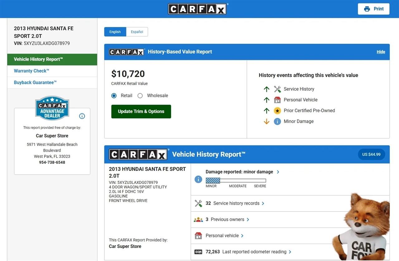 Hyundai Santa Fe  2013