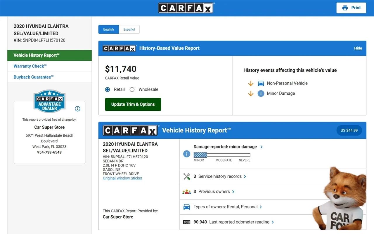 Hyundai Elantra  2020