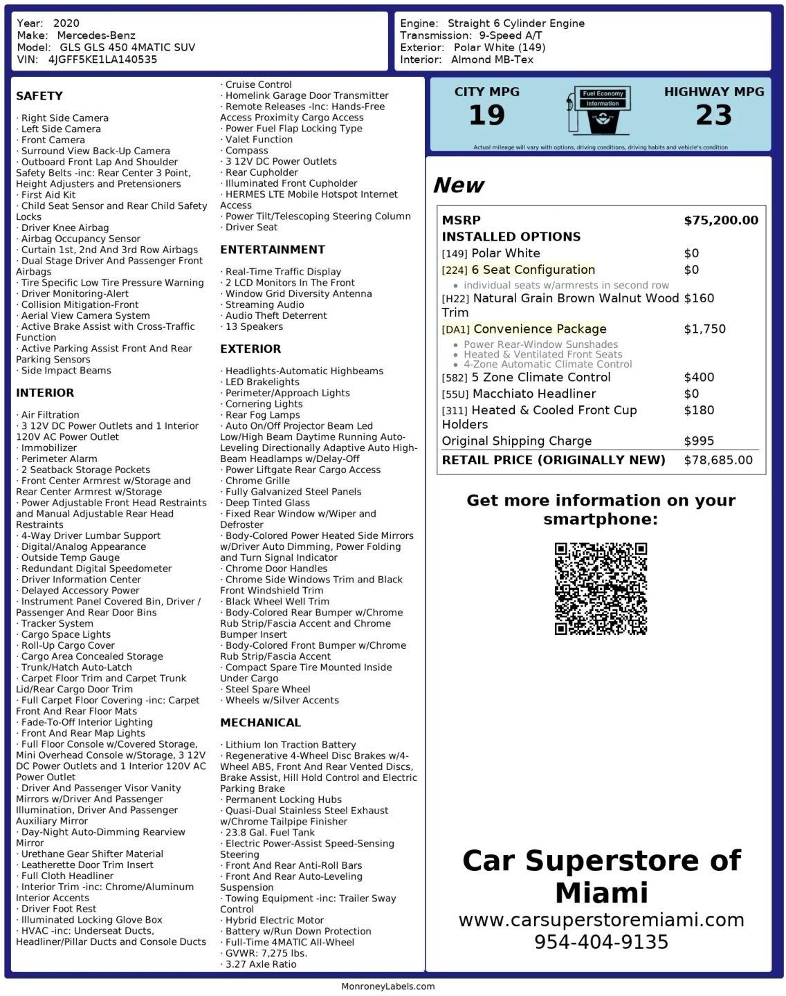 Mercedes-Benz GLS-Class  2020