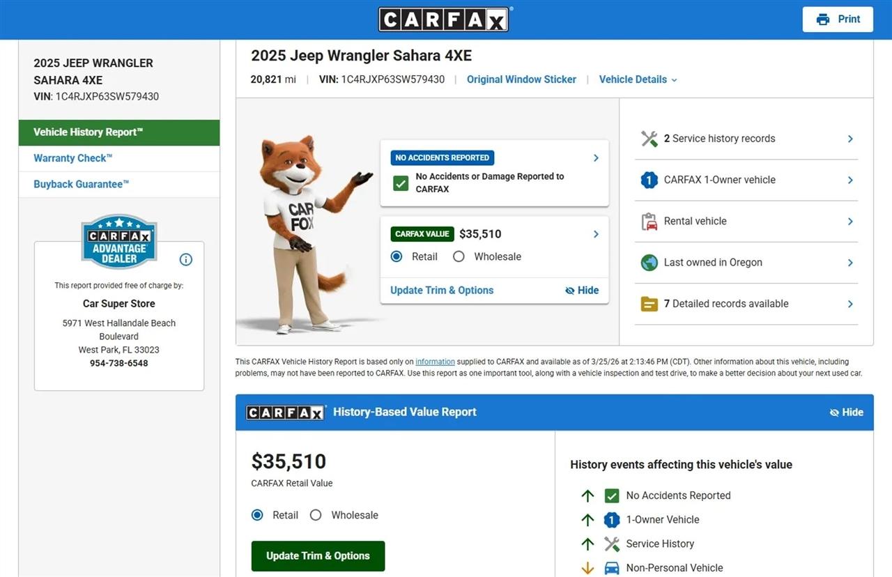 Jeep Wrangler 4xe  2025