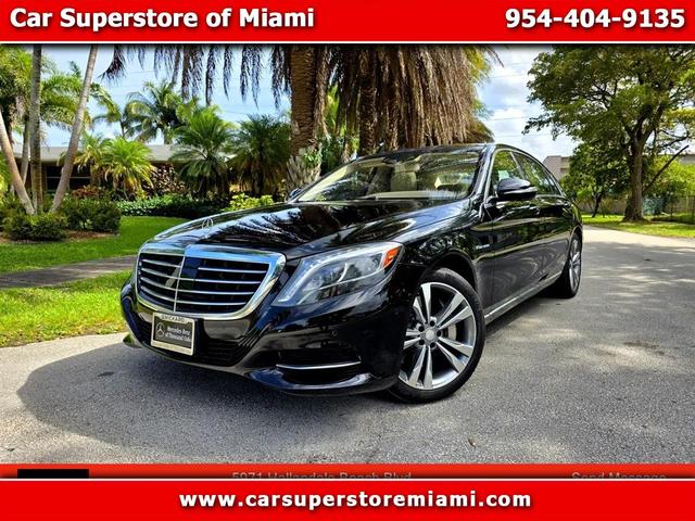 Black 2014 Mercedes-Benz S-Class Sedan Rear-Wheel Drive 7-Speed Automatic