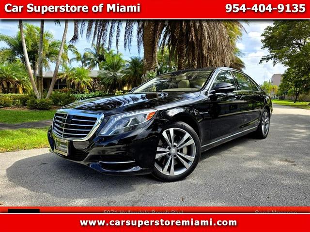 Black 2014 Mercedes-Benz S-Class Sedan Rear-Wheel Drive 7-Speed Automatic