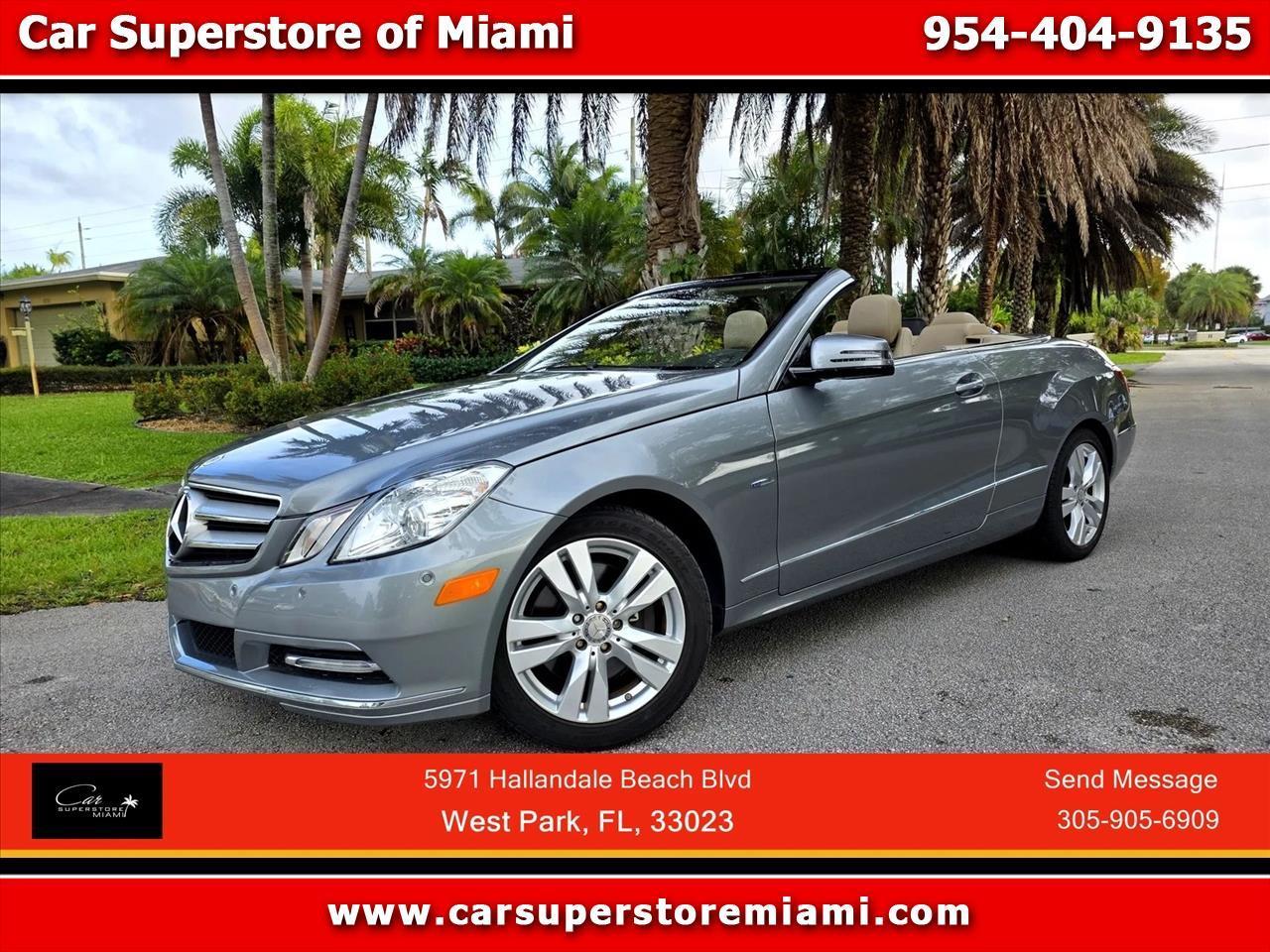2012 Mercedes-Benz E-Class E 350 Convertible 2D