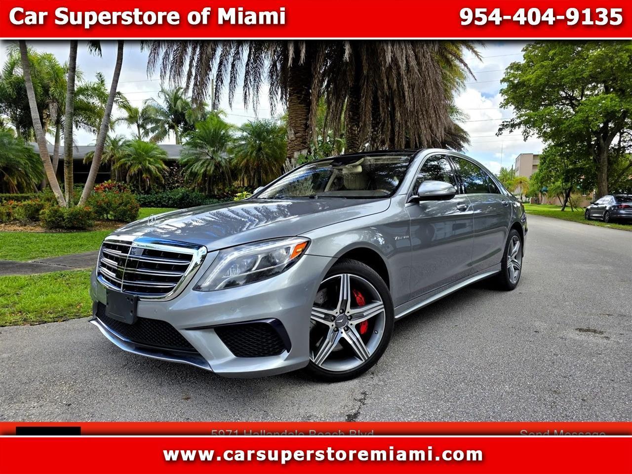 2015 Mercedes-Benz S-Class S 63 AMG 4MATIC Sedan 4D
