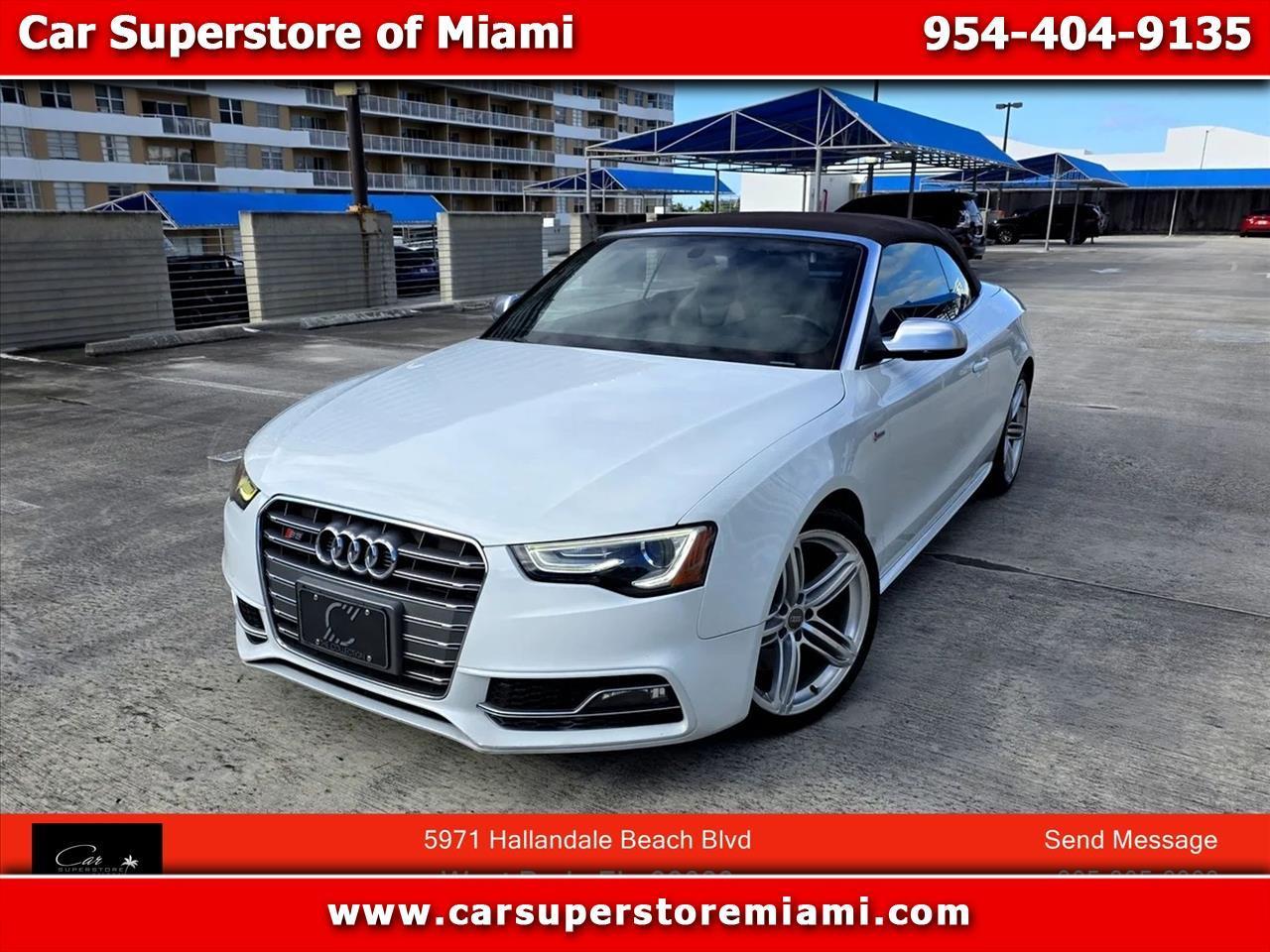 2013 Audi S5 Premium Plus Convertible 2D